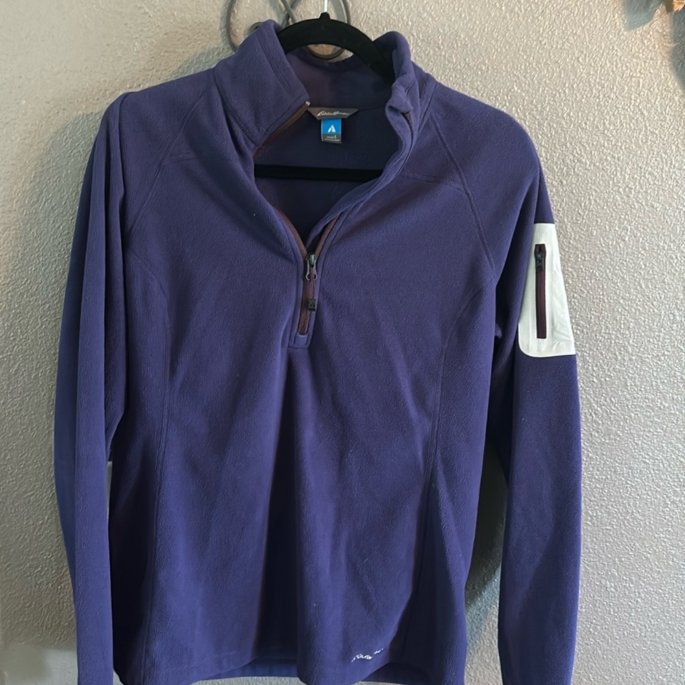 Women’s Eddie Bauer 1/4 zip fleece pullover NWOT